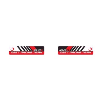 16.0 Racing 2016 Sticker Spares - Swingarm sides (Pair)