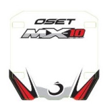 MX10 Front Number Board Sticker