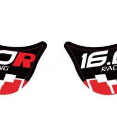 16.0 Racing 2018+ Control Design Sticker Spares - Seat sides (Pair)