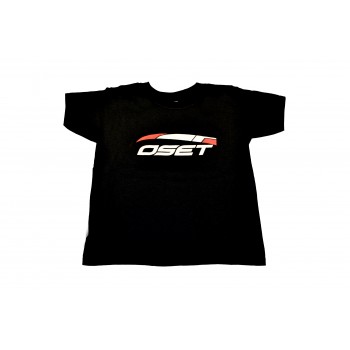 Adult t-shirt with OSET logo - Black