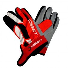 OSET branded Pro 2 Riding Gloves in Red - L, XL & XXL ONLY