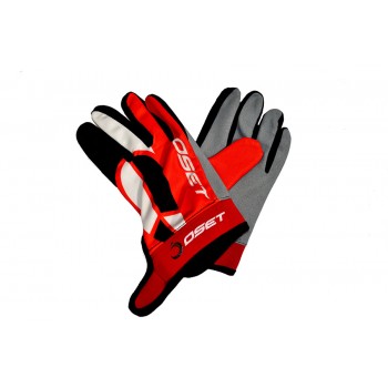 OSET branded Pro 2 Riding Gloves in Red - L, XL & XXL ONLY